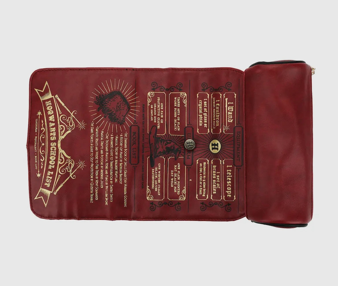 Harry Potter Hogwarts Roll Top Toiletry Bag