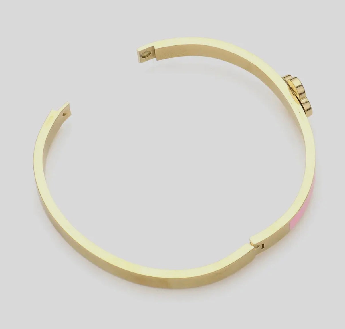 Clover Enamel Stainless Steel Bangles