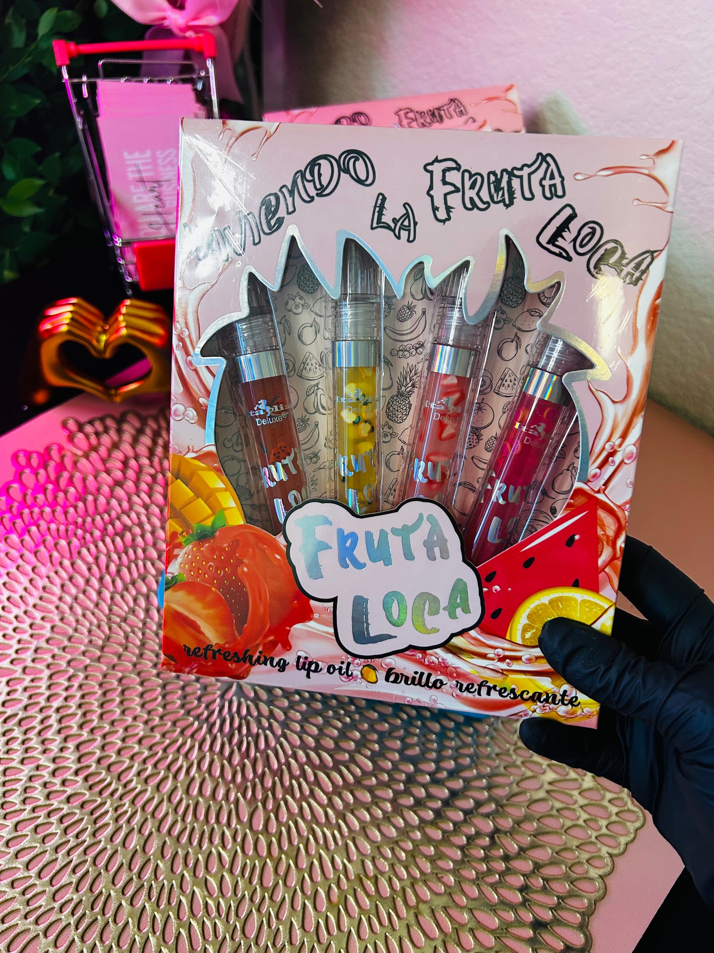 FRUTA LOCA REFRESHING LIP OIL 4PC SET