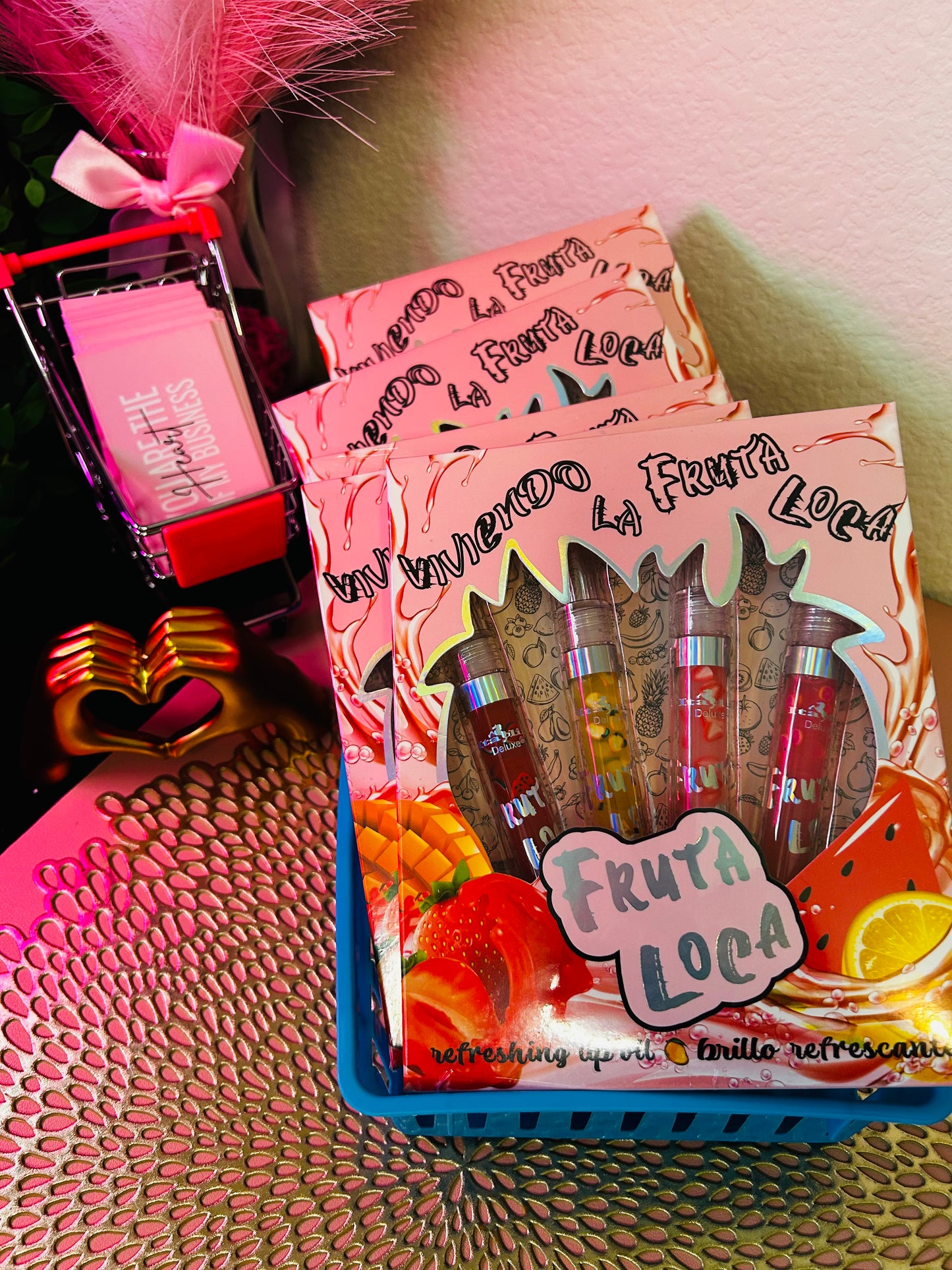 FRUTA LOCA REFRESHING LIP OIL 4PC SET