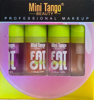 Mini Tango Beauty Fat Lip Oil Set- 4pc Oil Set