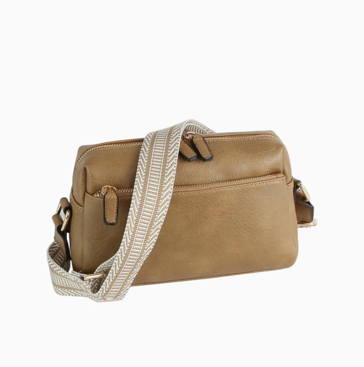 Boxy Crossbody Bag 🎒 with Wide Guitar Strap 🎸