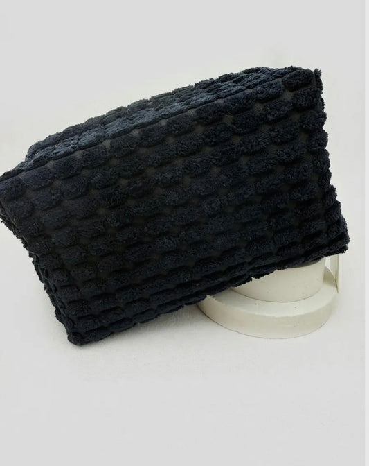 Soft Puff Textured Makeup Bag + 7pc Makeup Bundle – Limited Time Only!