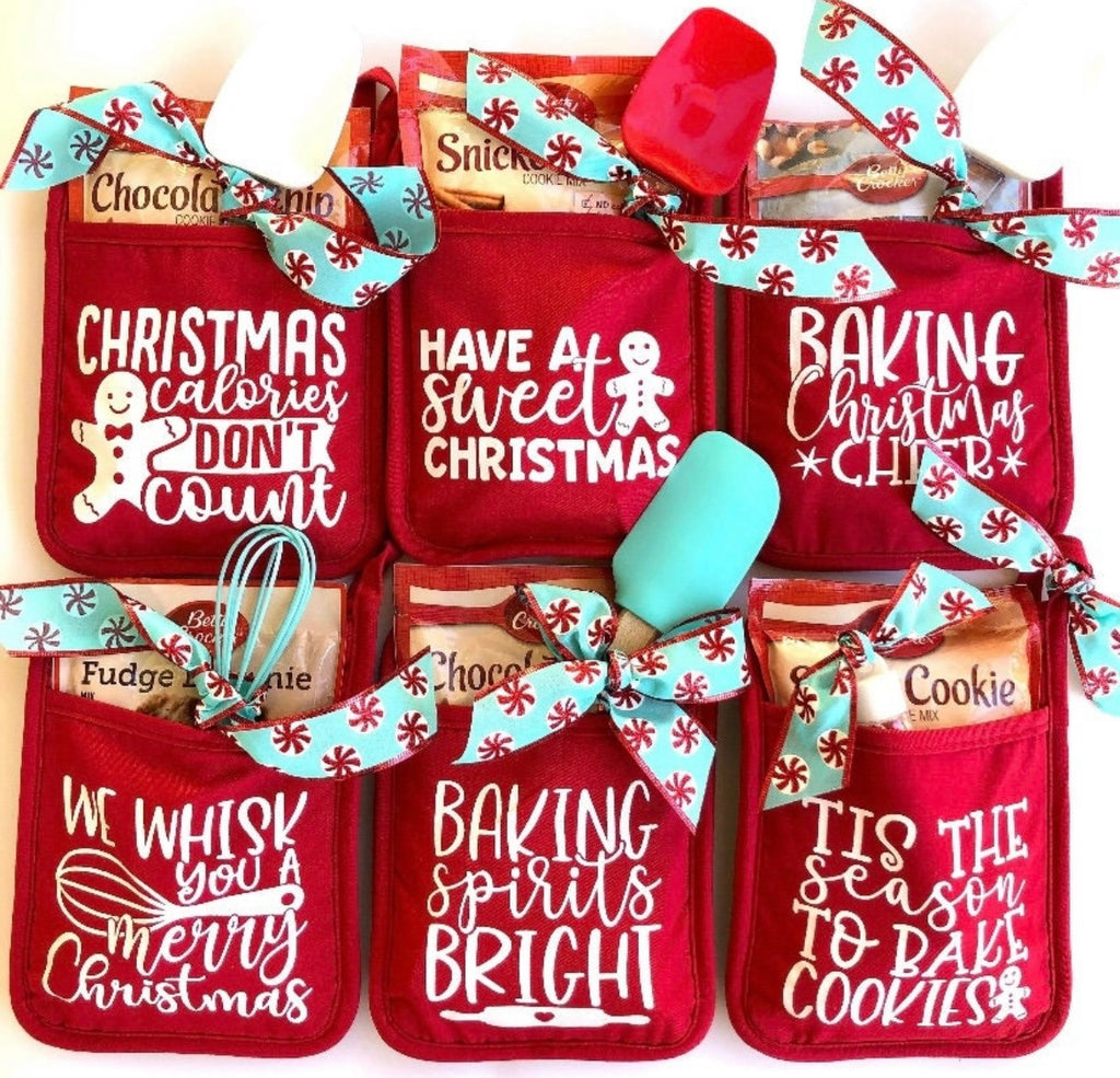 🎄 Christmas Potholder Gift Set – A Cozy Holiday Kitchen Treat!