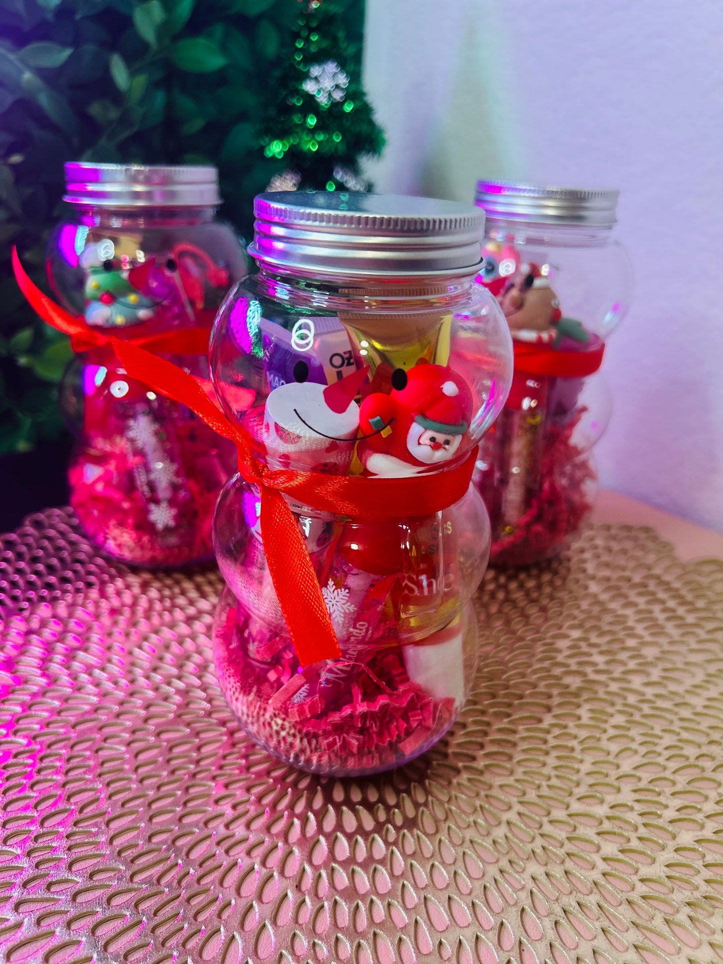 Christmas Special Edition Limited! Snowman Jars with lipgloss/Gift Ideas for Her