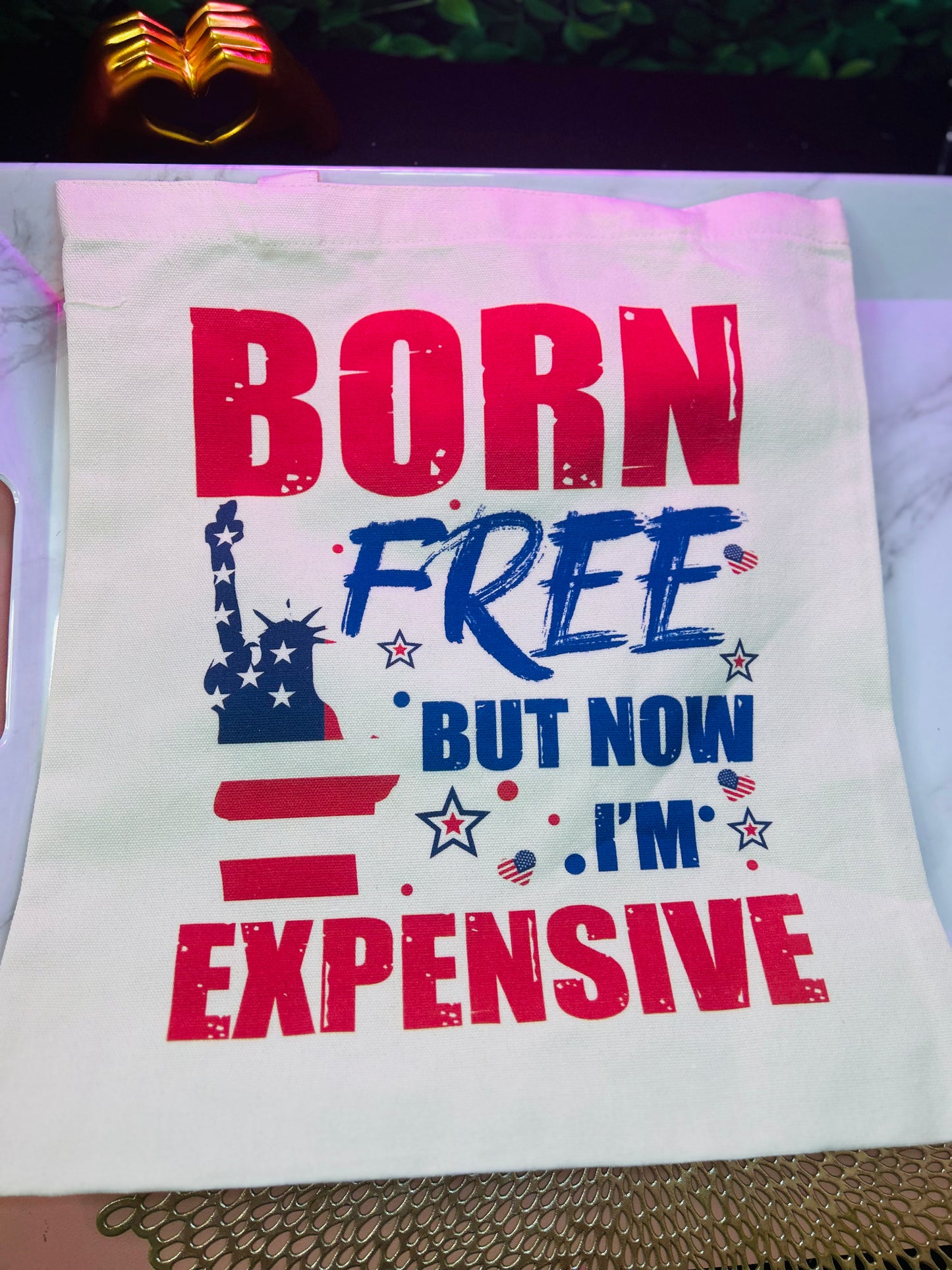 Patriotic Canvas Tote Bags