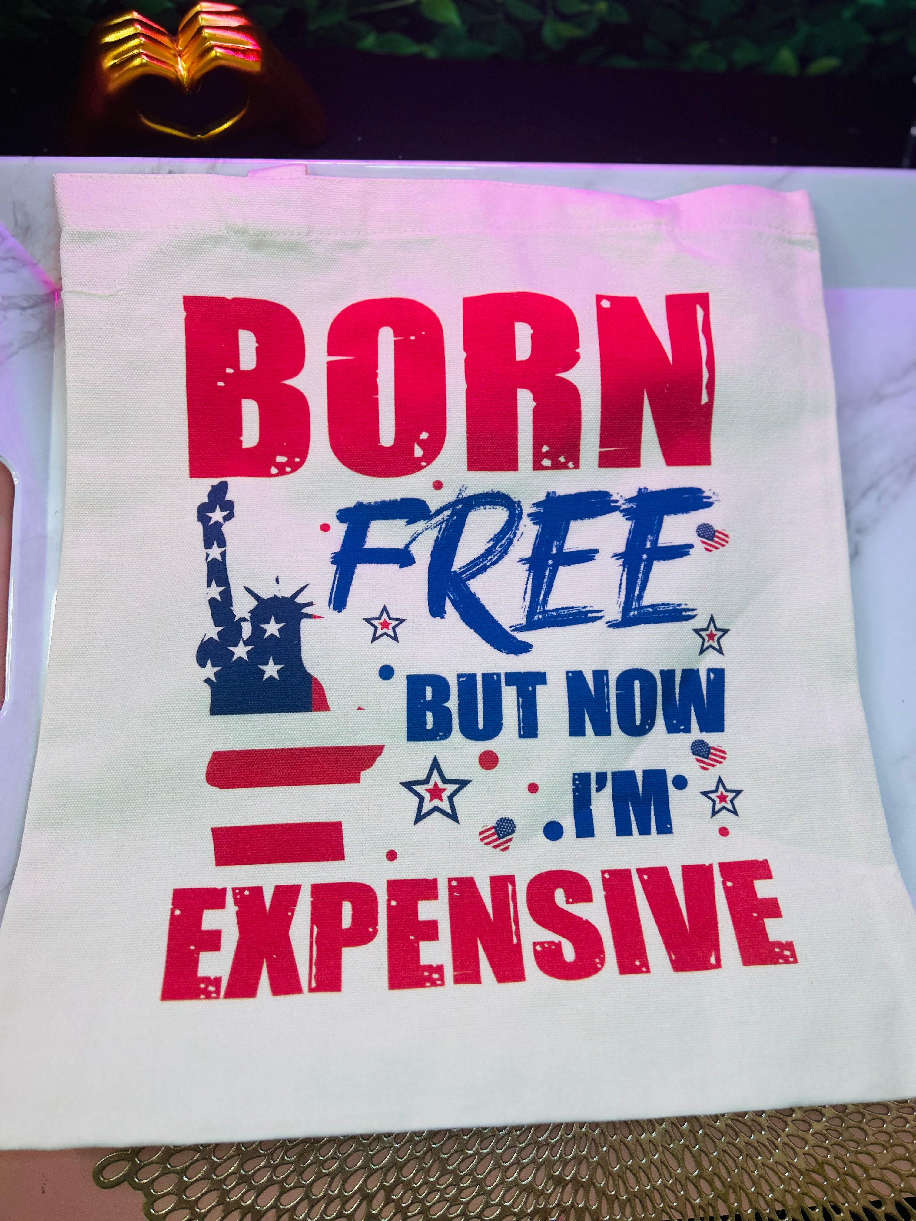 Patriotic Canvas Tote Bags