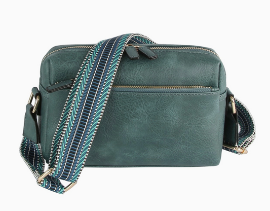 Boxy Crossbody Bag 🎒 with Wide Guitar Strap 🎸