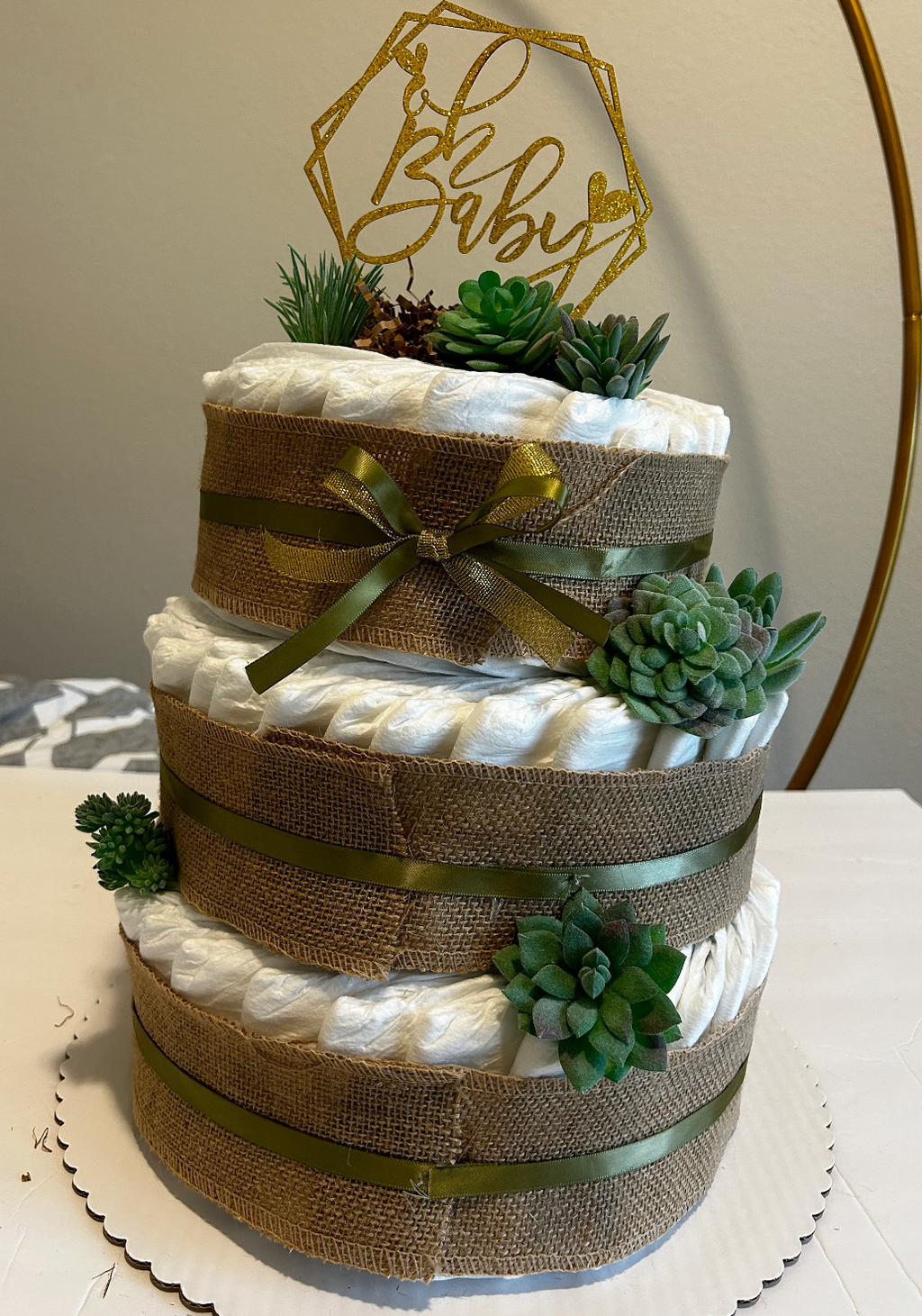 Customizable Diaper Cake - Based on your theme!